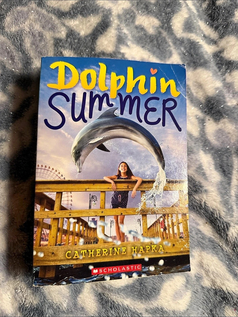 Scholastic Dolphin Summer by Catherine Hapka Paperback Book